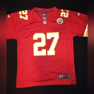 Kansas City Chiefs Red Nike NFL Football Jersey Kareem Hunt Youth Large NWOT
